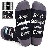 HAPPYPOP Family Gifts for Him - Gifts for Son Godfather Husband Dad, Novelty Socks for Men