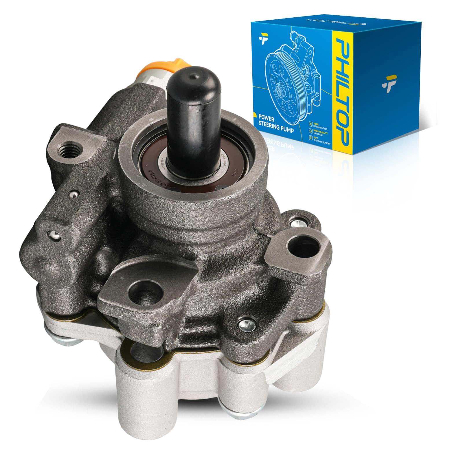 PHILTOP Power Steering Pump, Compatible with 1997-2001 Tacoma, 1996-2000 4Runner, Replace # 215228, 4237, 4432004043, 4432004043, 4432035480, 4432035480, 6099PR