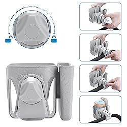 Accmor Stroller Cup Holder with Phone Holder, Bike