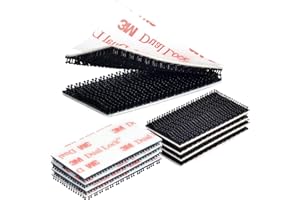 NDCADHESIVE Dual Lock SJ3550 Made of 3M 1" x 2" 8 PCS Heavy Duty Reclosable Fastener Mounting Strips Self Mating Interlocking Hook for Indoor Outdoor Home Office Deco