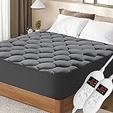 Ayge King Size Heated Mattress Pad with Dual