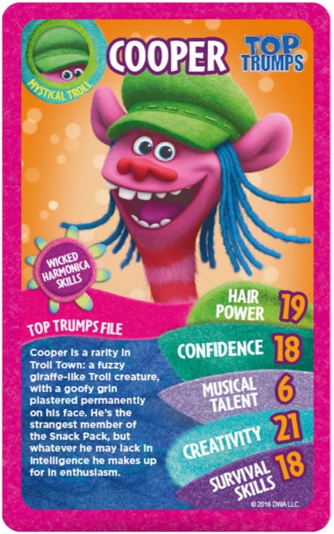 Trolls Top Trumps Card Game, 1 conjunto - Image 5