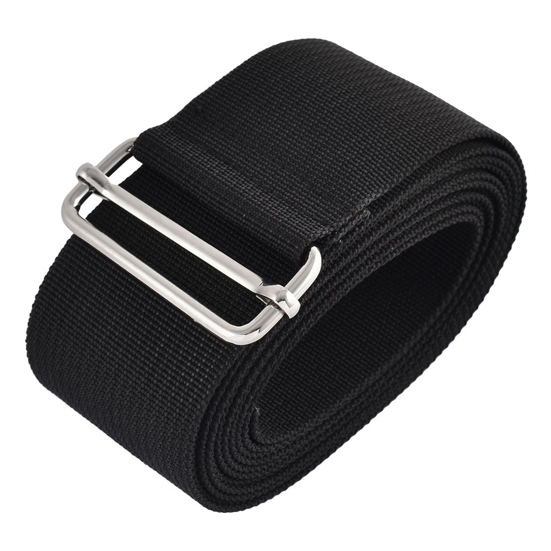 Sourcingmap Nylon Household Travel Adjustable Suitcase Luggage Strap Belt Buckle 2.5M Length Black
