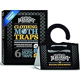 Dr. Killigan's Premium Clothing Moth Traps with Pheromones Prime | Organic Clothes Moth Trap with Lure for Closets & Carpet |