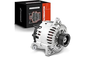 A-Premium Alternator Compatible with Nissan Frontier 2008-2019, Pathfinder 2008-2012, Titan 2008-2015, Armada 2007-2015, Xterra & Infiniti QX56 & Suzuki Equator, 4.0L 5.6L, 12V 130A CW 7-Groove Pulley