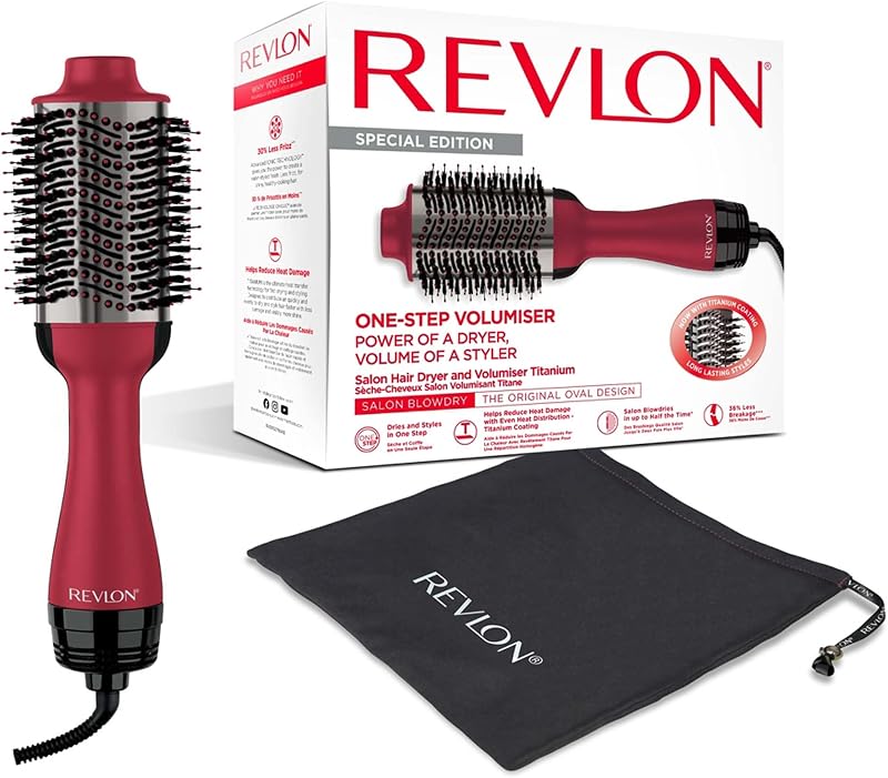Revlon Salon One-Step Hair Dryer and Volumiser Titanium RVDR5279UKE