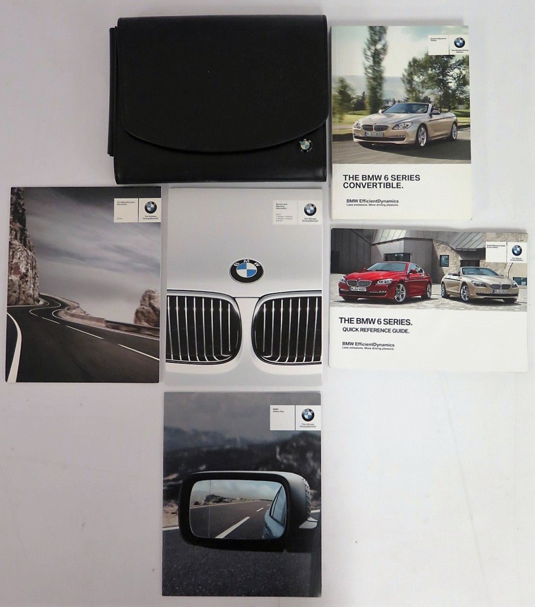 2012 BMW 6 Series Convertible 640i / 650i Owners Manual Guide Book  Paperback – 2010