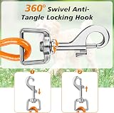 Aystkniet Dog Tie Out Cable 10ft 15ft 20ft 25ft 30ft 40ft 50ft Shock Spring view 4