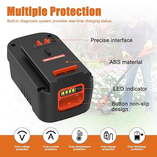 Decker 18v Powilling Battery Powilling 18V Lithium HPB18 Battery