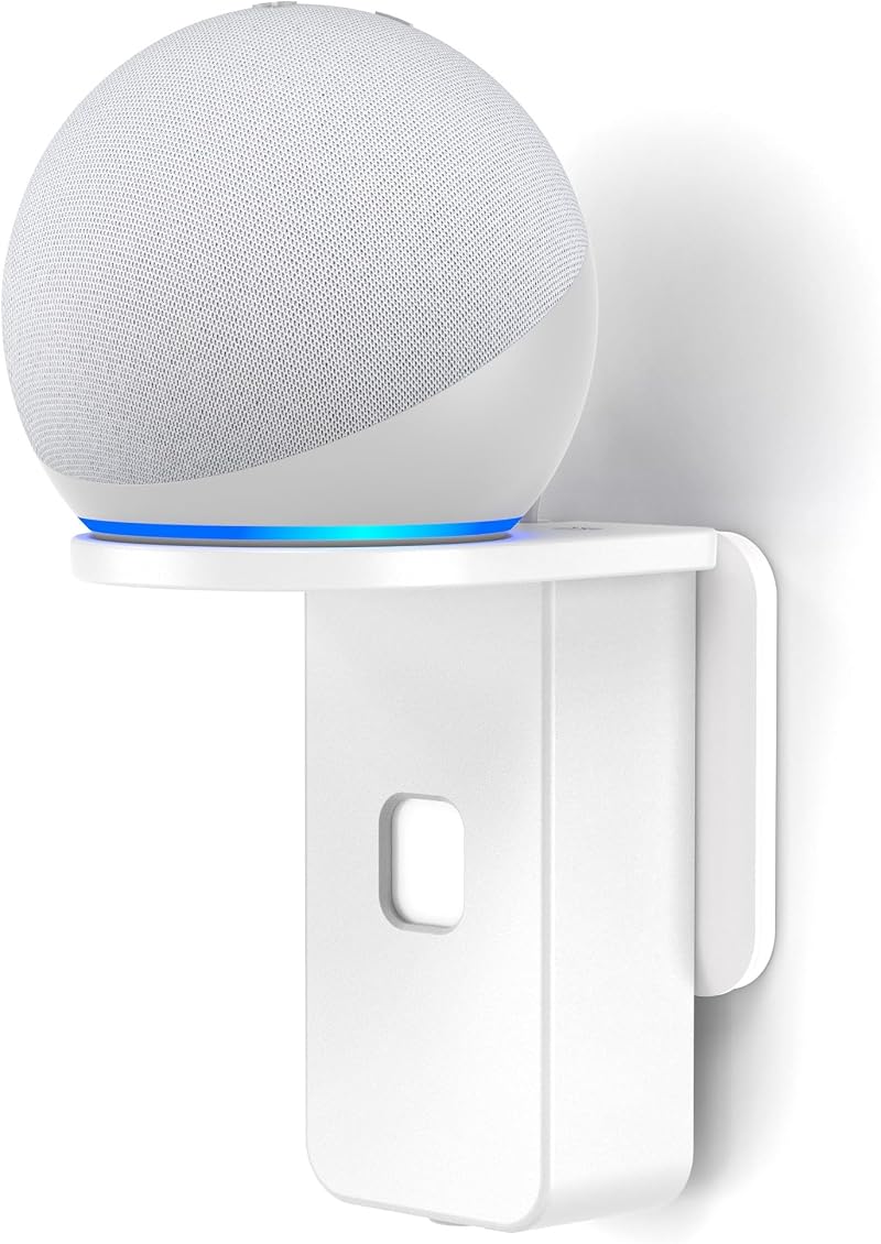 Cozycase Plug Wall Mount for Pop/ Dot Stand Holder with Cable Management White