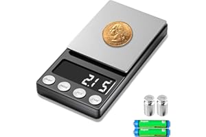 SKEAP Digital Coin Scale, Gram Scale 0.01g Accuracy for Coin Collectors, Bank Tellers and Home Use, Ideal Scale for Gold and Jewelry, 200g Capacity with Calibration Weight