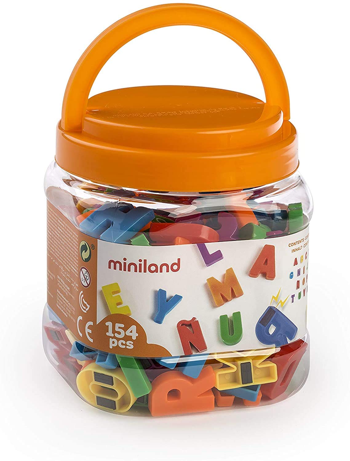 Miniland Magnetic Capital Letters 154 pieces 97911