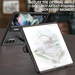 Miimall Compatible for Z Fold 3 Case with Pen