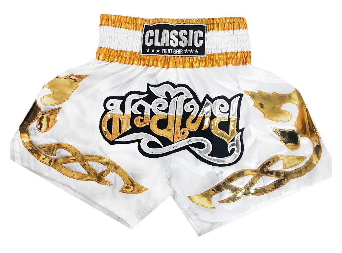 Classic Muay Thai Pantalones Boxeo Tailandes : CLS-007 Classic Muay Thai Pantalones Boxeo Tailandes : CLS-007