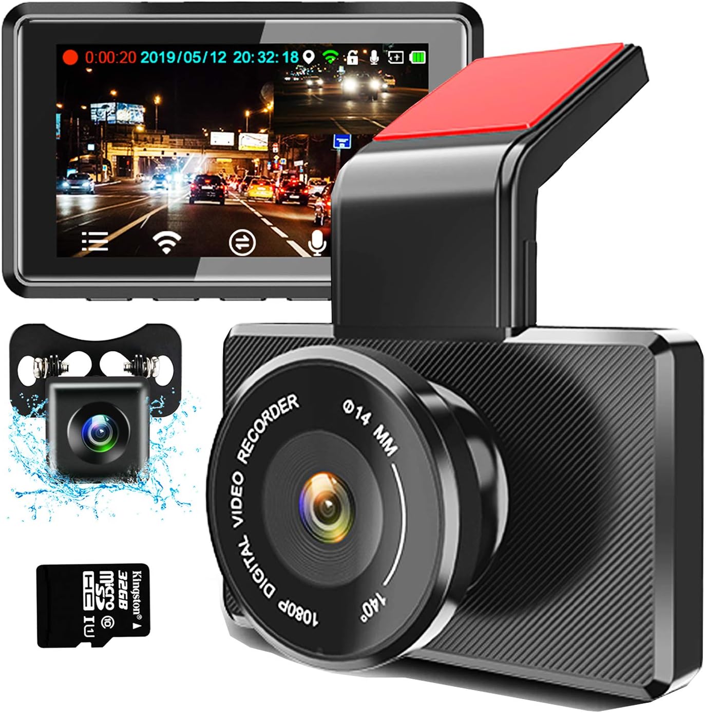 dash cam camera de recul