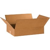 TAPE LOGIC 20 x 12 x 4 Corrugated Cardboard Boxes, Flat 20"L x 12"W x 4"H, Pack of 25 | Shipping, Packaging, Moving, Storage Box for Home or Business, Strong Wholesale Bulk Boxes