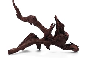 FISCAPE 16-18" Extra Large Natural Driftwood for Aquarium Drift Wood Decor for Fish Tank & Reptiles Tank Decoration 1 Pcs