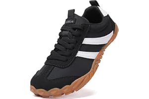 KUBUA Boys Girls Sneakers Kids Barefoot Shoes Comfort Anti-Slip Walking Shoes for Indoor Outdoor Toddler Little Big Kid