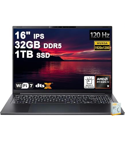 Amazon.com: Acer Swift Go 16 AI Touchscreen Laptop, AMD Ryzen AI 9