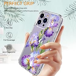 LUHOURI for iPhone 15 Pro Max Case with Screen