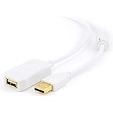 5m (Meter) USB 2.0 Repeater-/Verl&auml;ngerungskabel (Extention Cable) aktiv mit Signalverst&auml;rkung - Signalverst&auml;rker / Repeater | erweiterbar | vergoldete Kontakte | in wei&szlig;