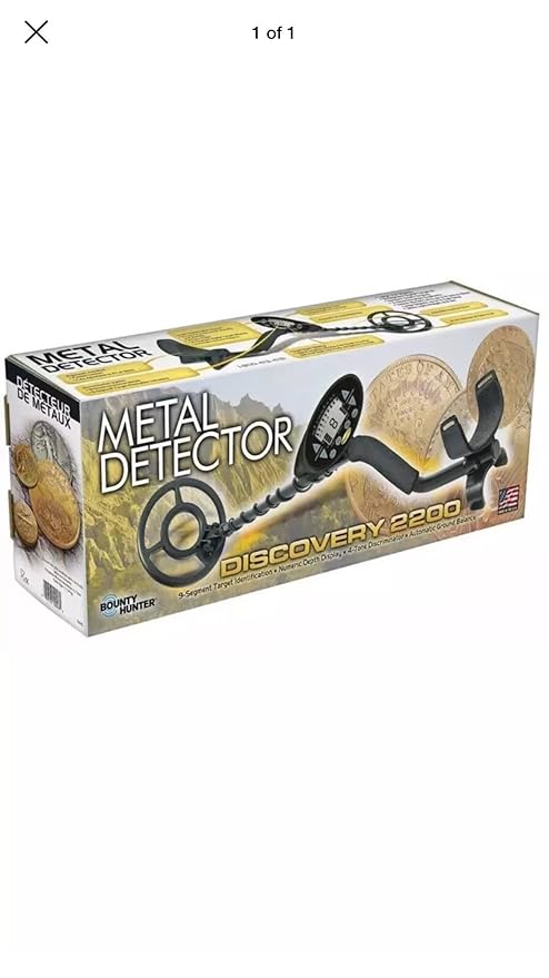 Bounty Hunter Discovery 2200 con libre pin-pointer detector de metal