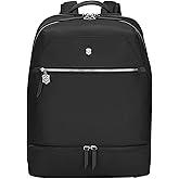Victorinox Victoria Signature Deluxe Backpack - Professional Laptop Backpack for Women - Holds Computer & Tablet - Includes Clutch - 18 Liters, Black