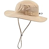 Connectyle Women's UPF 50+ Sun Hat UV Protection Wide Brim Bucket Hat Summer Beach Hats Fishing Hiking Outdoor Safari Hats