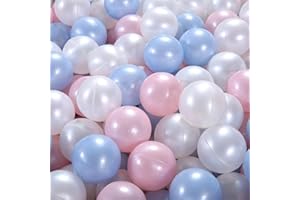 GUESVOT Ball Pit Balls Plastic Balls for Ball Pit Phathalate Free BPA Free Plastic Balls 100pcs 2.2" Set for Toddlers for Play Tent Tunnel
