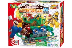 EPOCH Super Mario Adventure Game DX - Tabletop Skill and Action Game with Collectible Action Figures