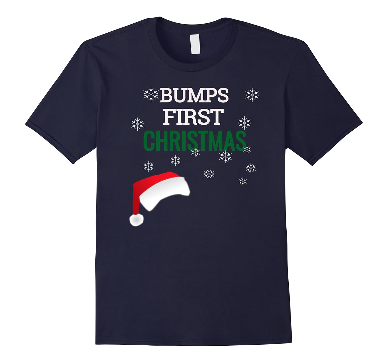 Bumps First Christmas Cute Xmas Shirt Funny-ANZ