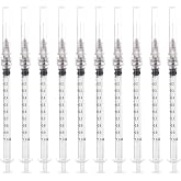 1ml Syringe, 1cc Luer Lock Syringes with 27G 1/2 inch Needle, for Lab Liquids Refilling , Individually Wrapped , 20 Pack