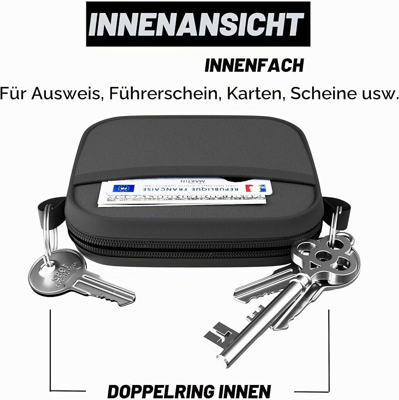 Schlüsselanhänger aus Neopren fürs Motorrad zur Schlüsselaufbewahrung, Motorradzubehör, Motorradzubehör für Herren