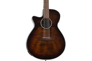Ibanez AEG70L Left-Handed Acoustic-Electric Guitar - Tiger Burst High Gloss