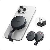 Anker MagGo USB-C Adapter, SD Card Reader for iPhone 16/15 Series, Portable Magnetic Memory Card Reader with Built-in Cable, 