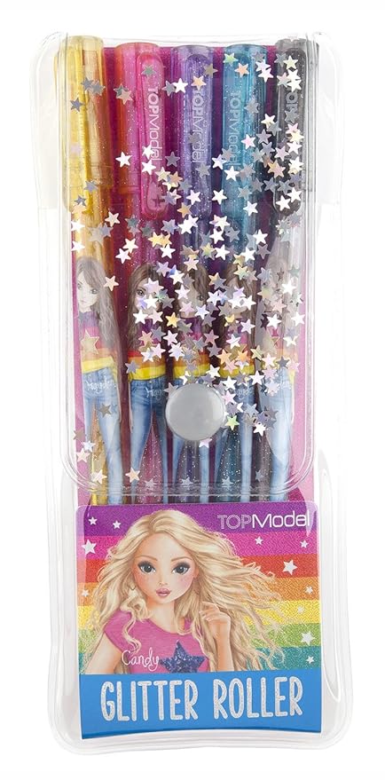 Depesche 6711 - TOPModel Glittergelstifte, 5er Etui