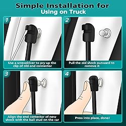 HelloAuto C16-08055 C1608055 20 inch Gas Struts,120
