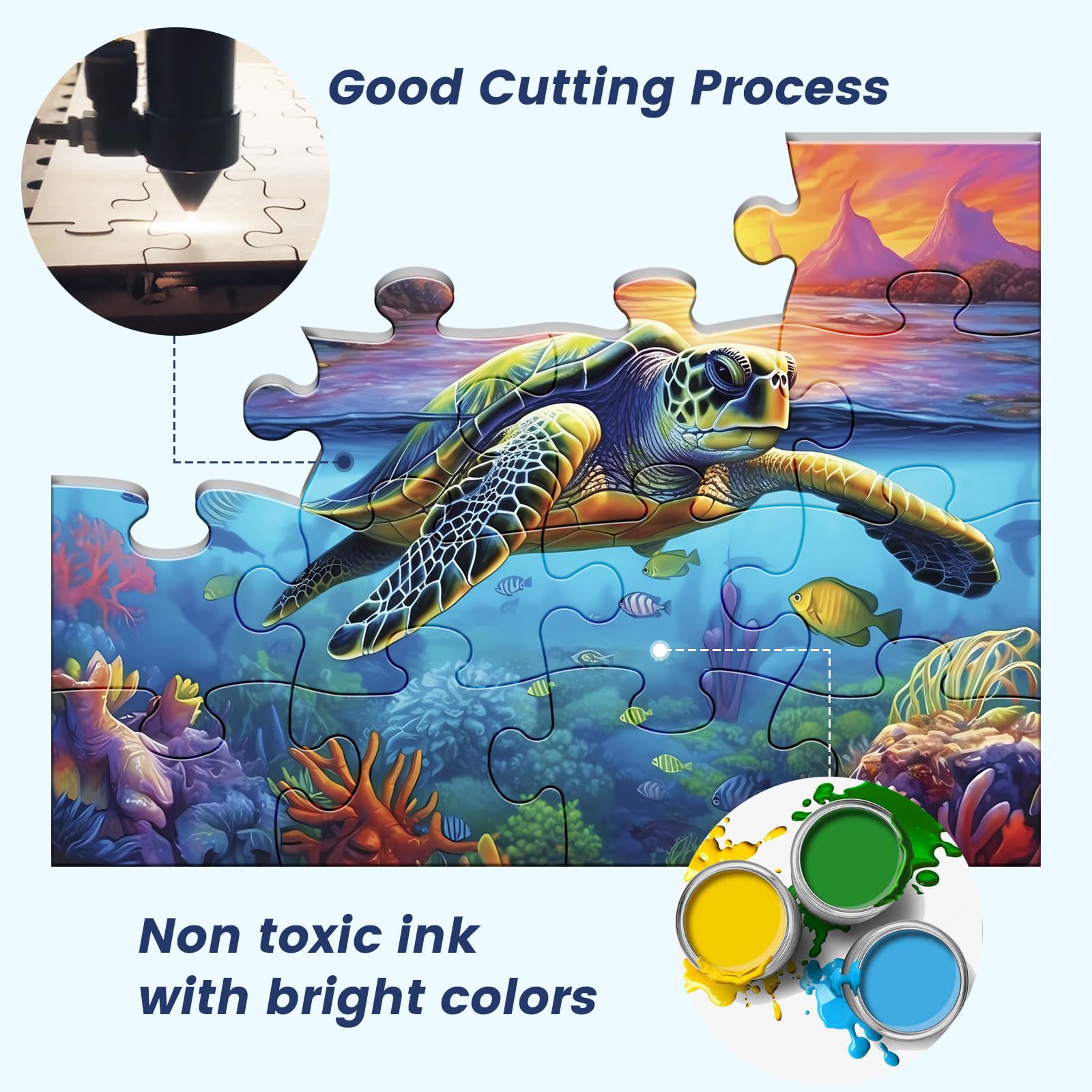 6 Pack 16 Large Piece Puzzles for Seniors Puzzles Dementia Alzheimer's Products and Activities Alzheimer's Puzzle Elderly Adults Cognitive Game Gift for Patients in Nursing Home with 6 Storage Bags