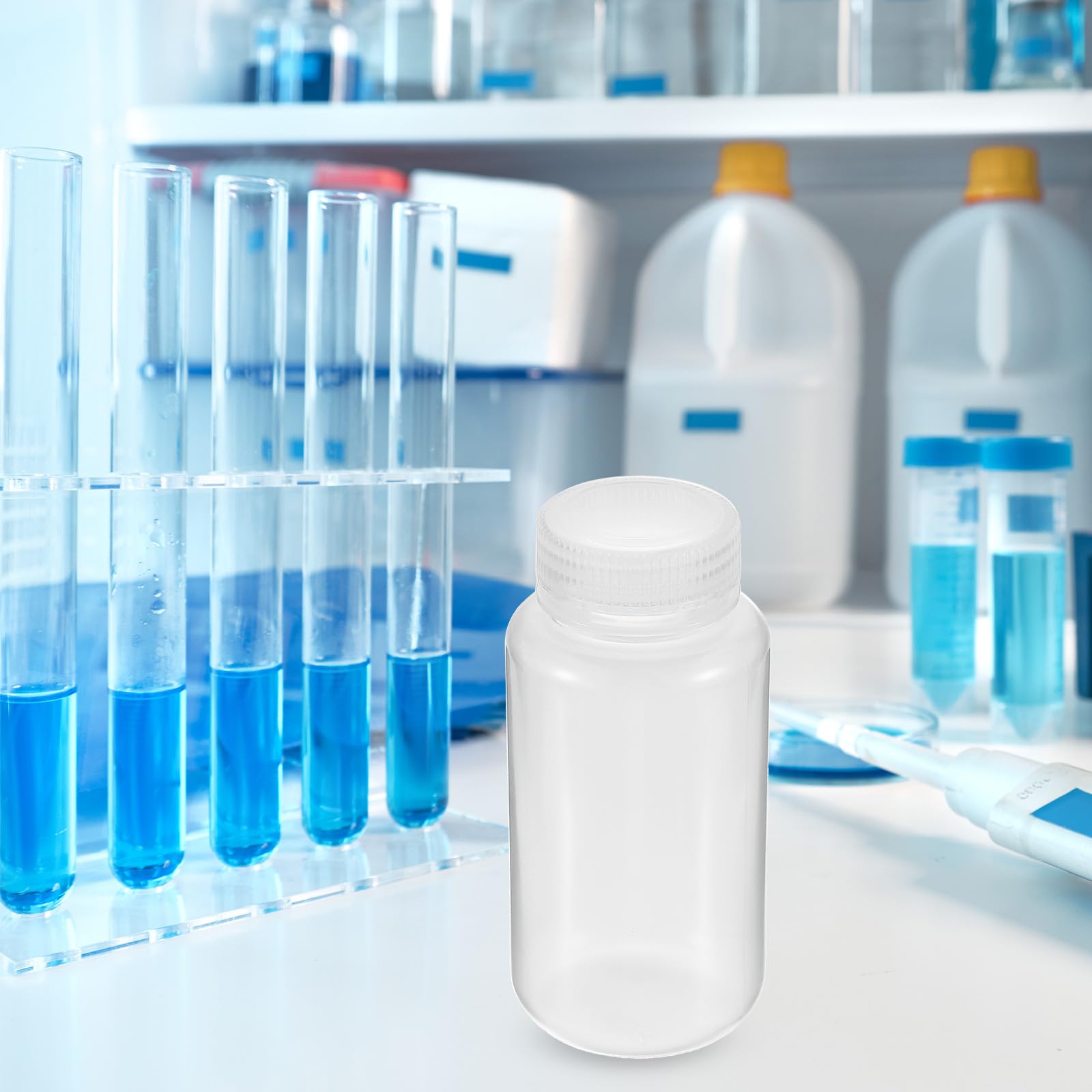 PATIKIL 12Pcs 250ml Reagent Bottles, PP Wide Mouth