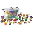 Learning Resources New Sprouts Classroom Play Food Set, 100 Pieces - LER9723, Multi,12 L x 7 W x 12 H in, Ages 18+