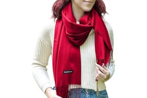 Foresters Women/Girls Cashmere Lightweight Woolen blend Scarf/Shawl, Unisex Cold Weather Stole/Wrap