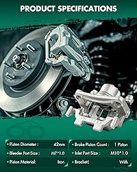 SCITOO 19B6036 19B6037 Rear Left & Right Brake