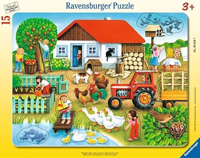 Ravensburger 06020 7 Where To Put It Puzzle 15 Pieces Frame Toddler 3+