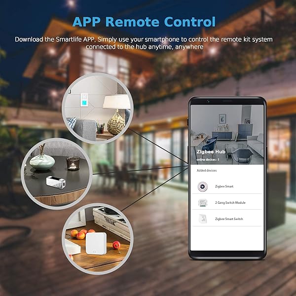 TEEKAR Tuya ZigBee Gateway Smart Gateway Hub Compatible con Todos los Dispositivos Inteligentes ZigBee 3 0 App Control Remoto Smart Home Bridge para domtica   Conecta hasta 55 Dispositivos