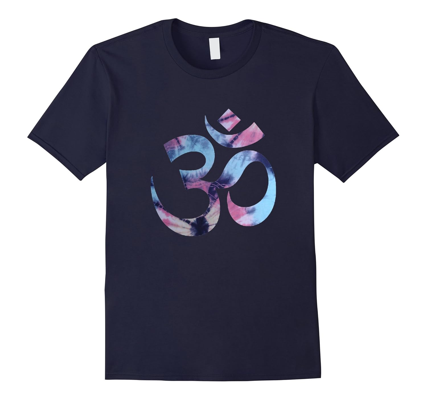 Tie Dye Om Aum Symbol Yoga t-shirt-ANZ