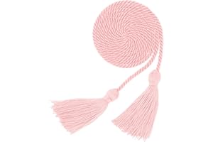 KQNBI Graduation Cords, Cords for Graduation 2024, Graduation Honor Cord, Pink Graduation Cord, 67" Graduation Tassel Cords Polyester Yarn Braided Rope Cords Long Honor Cord for College Bachelor Gown Decor