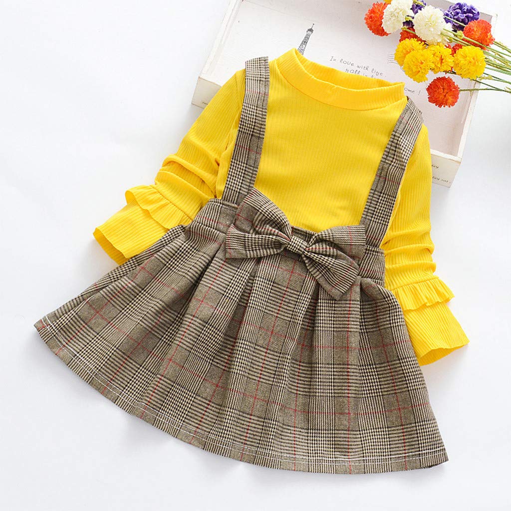 plaid little girl dress