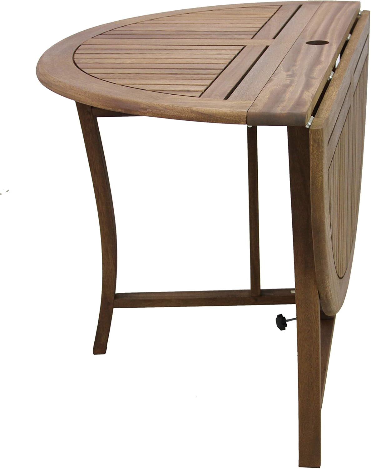 round outdoor dining table for 8 on Amazon Com Outdoor Interiors Round Folding Table 48 Inch Brown Garden Outdoor