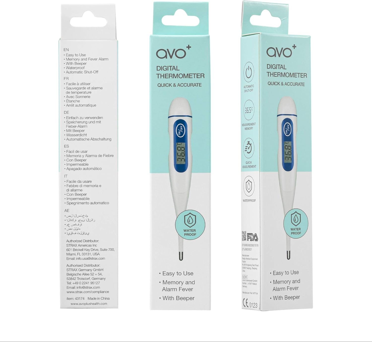 Enfants Avo Thermometre Numerique Personnel Facile A Utiliser Pour Adultes Blanc Controle De Temperature Avec Alarme Haute Basse Temperature Bebes Et Personnes Agees Toilette De Bebe Bebe Et Puericulture Banistreet Com