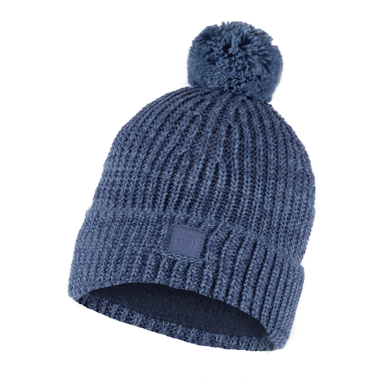 Buff Knitted & Polar Beanie VAED Dusty Blue Unisex One Size